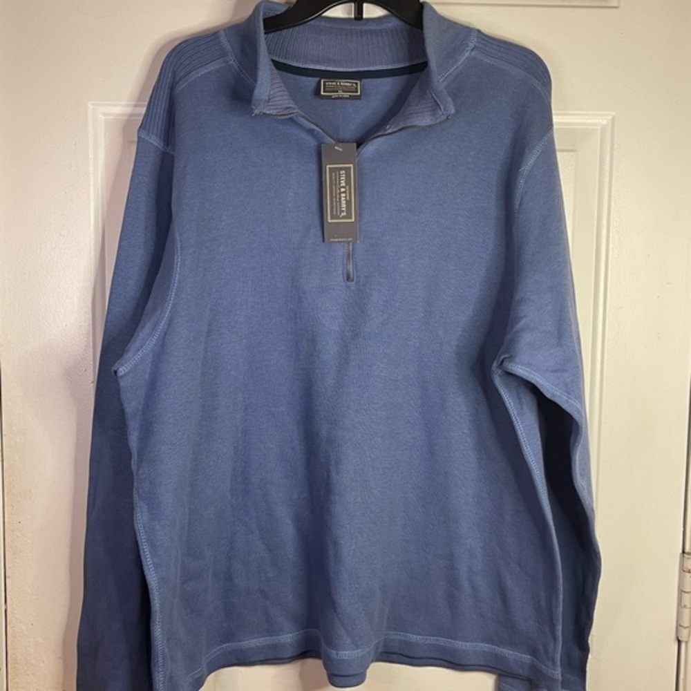 Steve and Barry long sleeve quarter zip‎ sweater NWT.